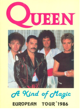 A Kind Of Magic Tourbook Germany 1986
