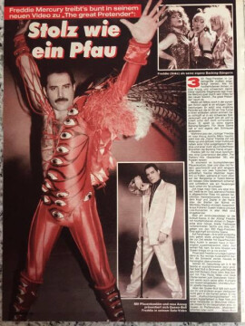 Freddie Mercury -  Orgoglioso come un pavone  - Bravo 1987