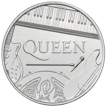 I Queen compaiono sulle monete inglesi