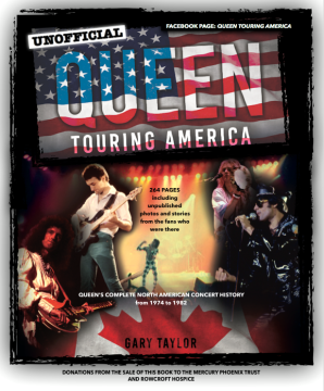Queen Touring America - di Gary Taylor