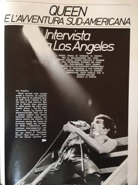 Queen e l'avventura Sud Americana - Intervista a Los Angeles - Ciao2001 - Maggio 1981
